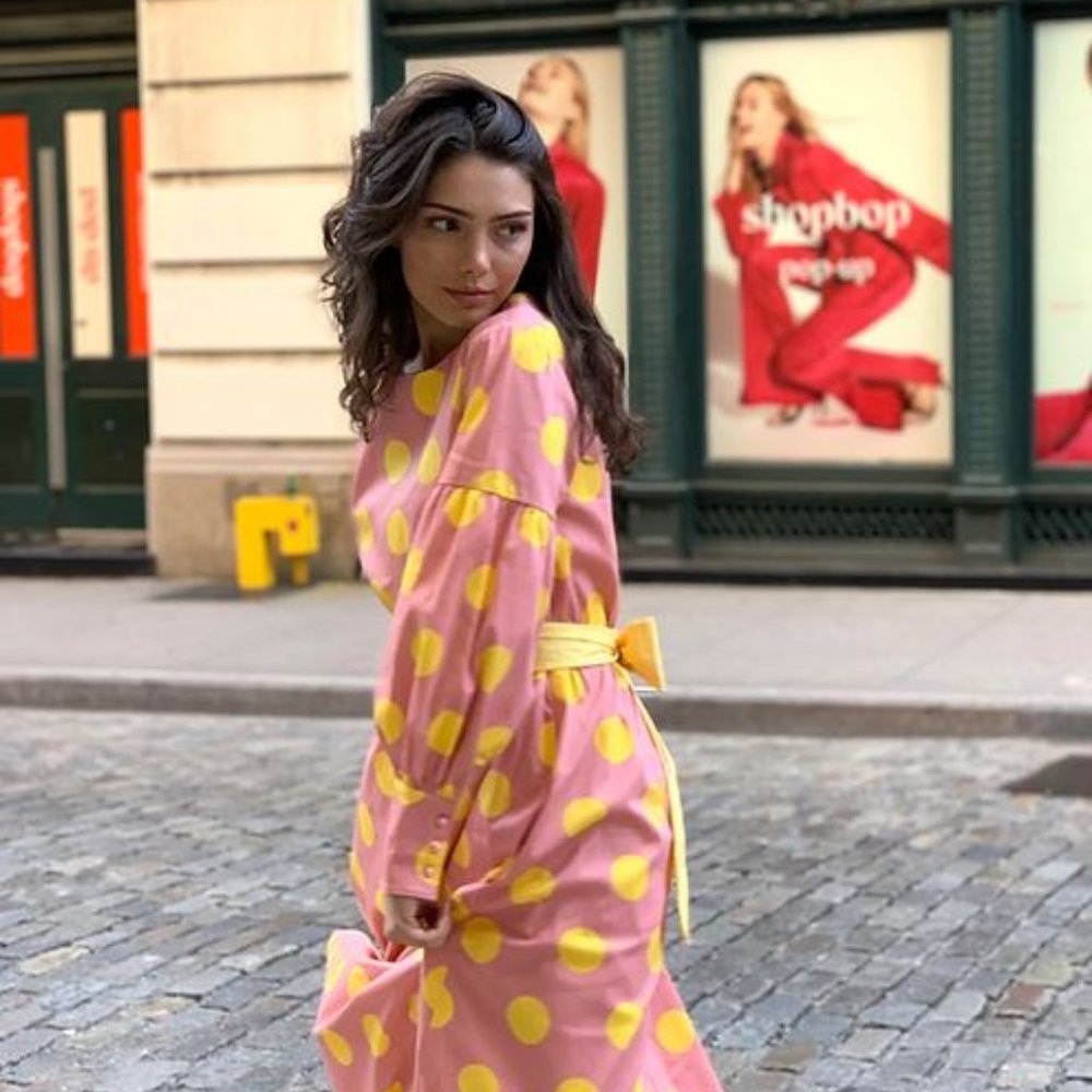 Polka Dot Woven Dress (Dot & Stripe)